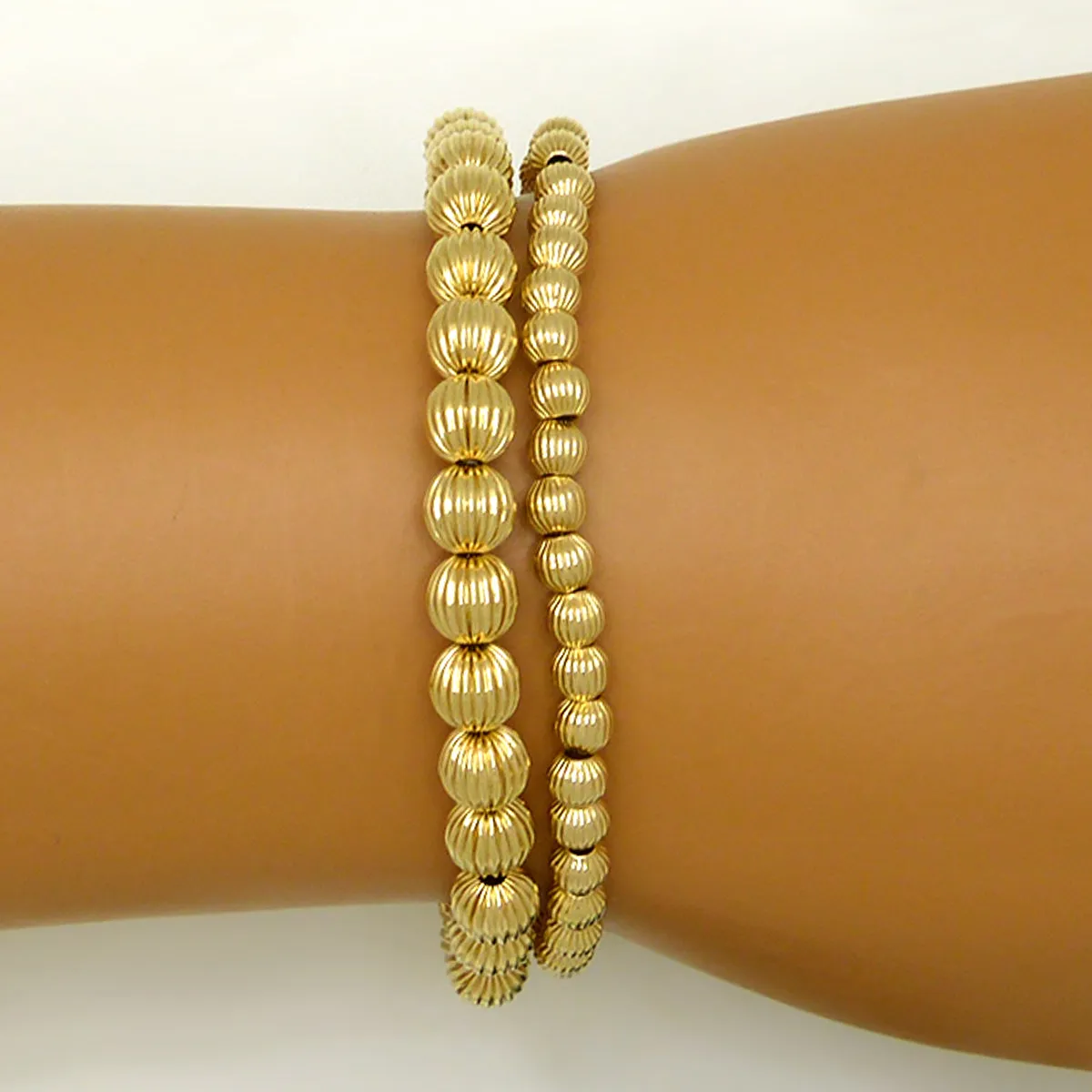 14K Gold Filled Sophie Roll on Bead Bracelet with/out Labradorite by bara boheme