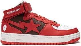 A BATHING APE Bape Sta Mi #2 M2 Red sneakers