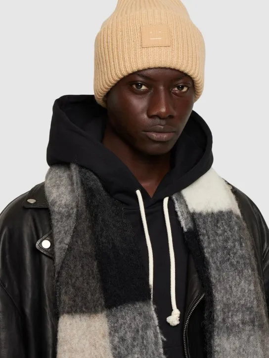 Acne Studios   Pansy Face wool beanie 