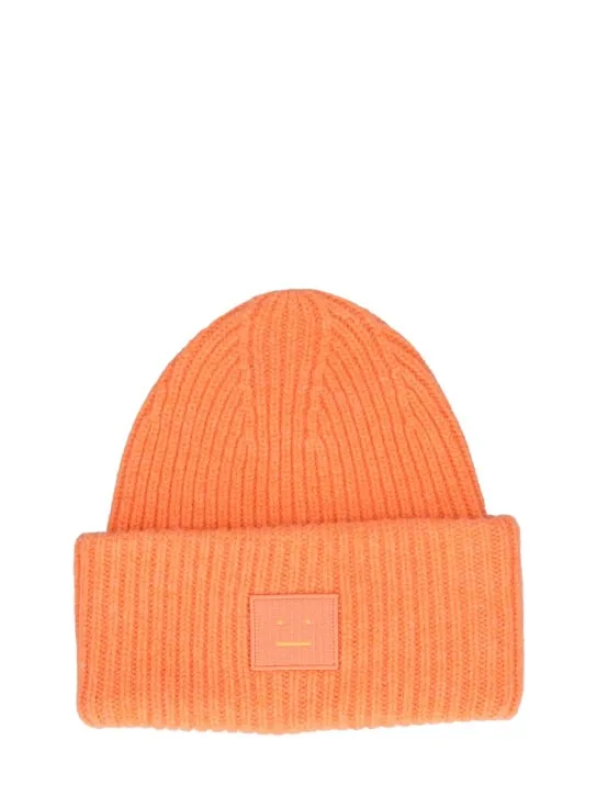 Acne Studios   Pansy Face wool beanie 