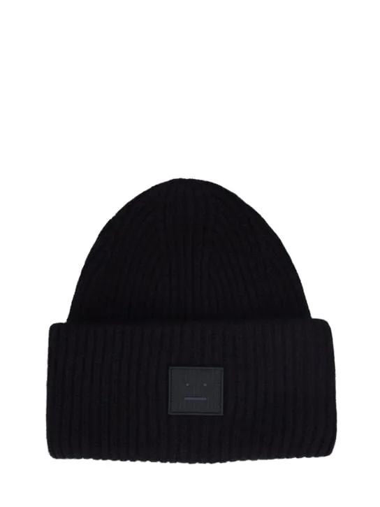 Acne Studios   Pansy Face wool beanie 