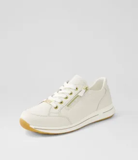 ARA Osaka 1 Cream Leather Sneakers