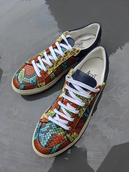 Ascot Sneakers - Rainbow Python - EU 43/ UK 9/ US 10