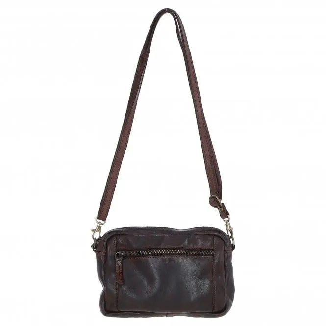 Ashwood Vintage Cross Body Bag Brandy: D-98