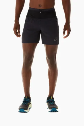 ASICS Men's Fujitrail Shorts in Black