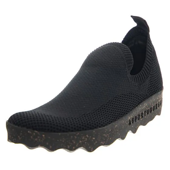 ASPORTUGUESAS Clip Elasticated Trainers Black