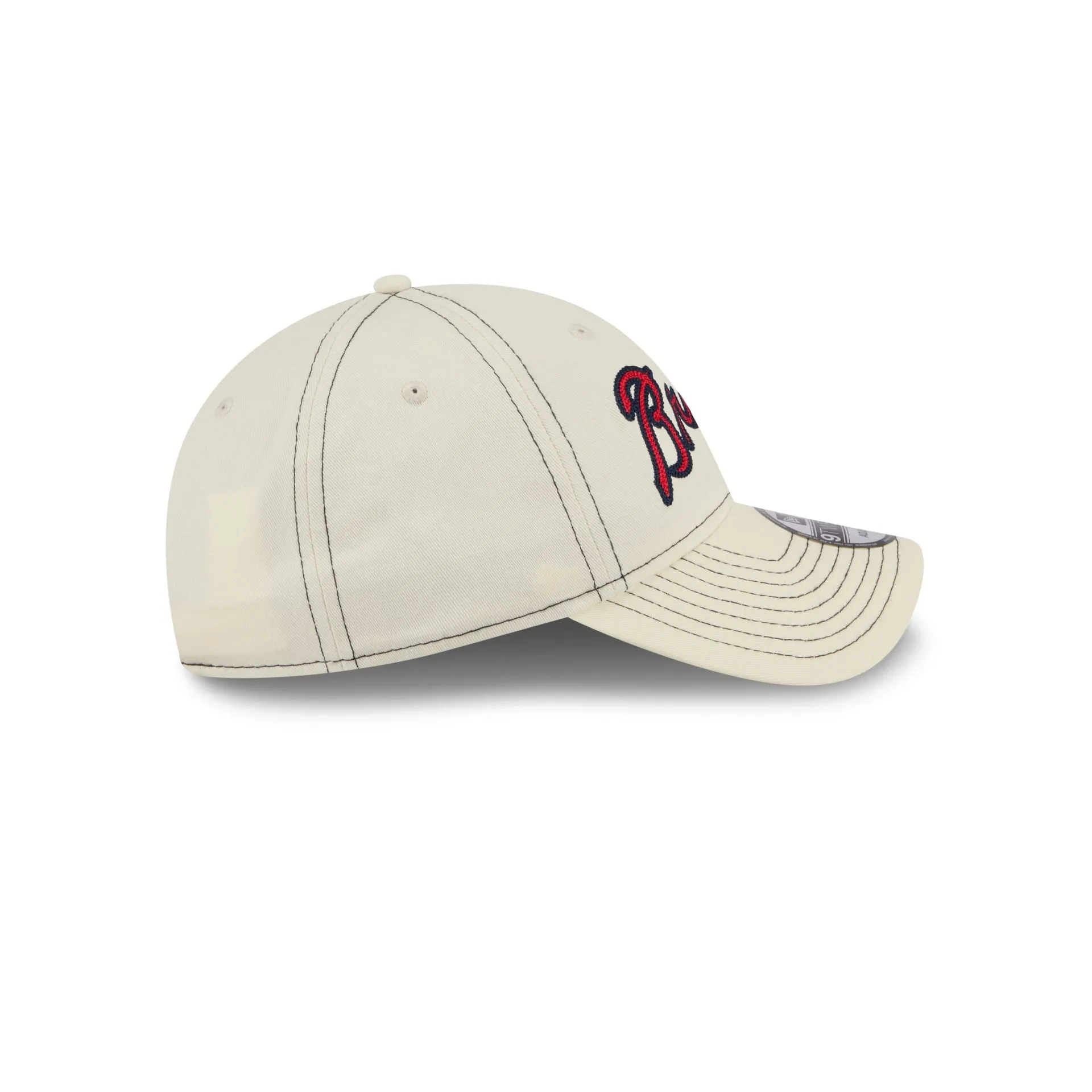 Atlanta Braves Team Stitch 9TWENTY Adjustable Hat