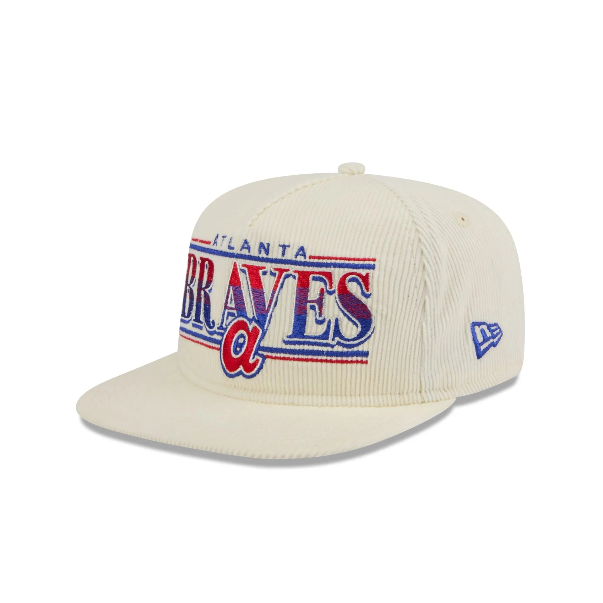 Atlanta Braves Throwback Corduroy Alt Golfer Hat