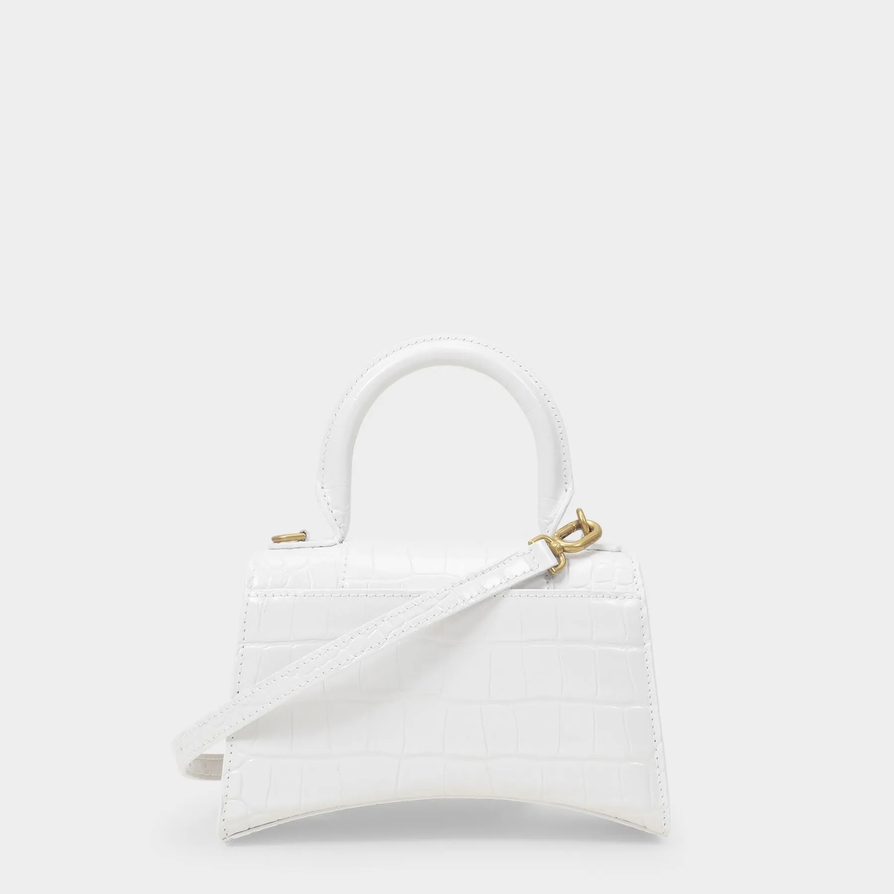 Balenciaga  Hourglass Xs Bag - Balenciaga - White - Leather