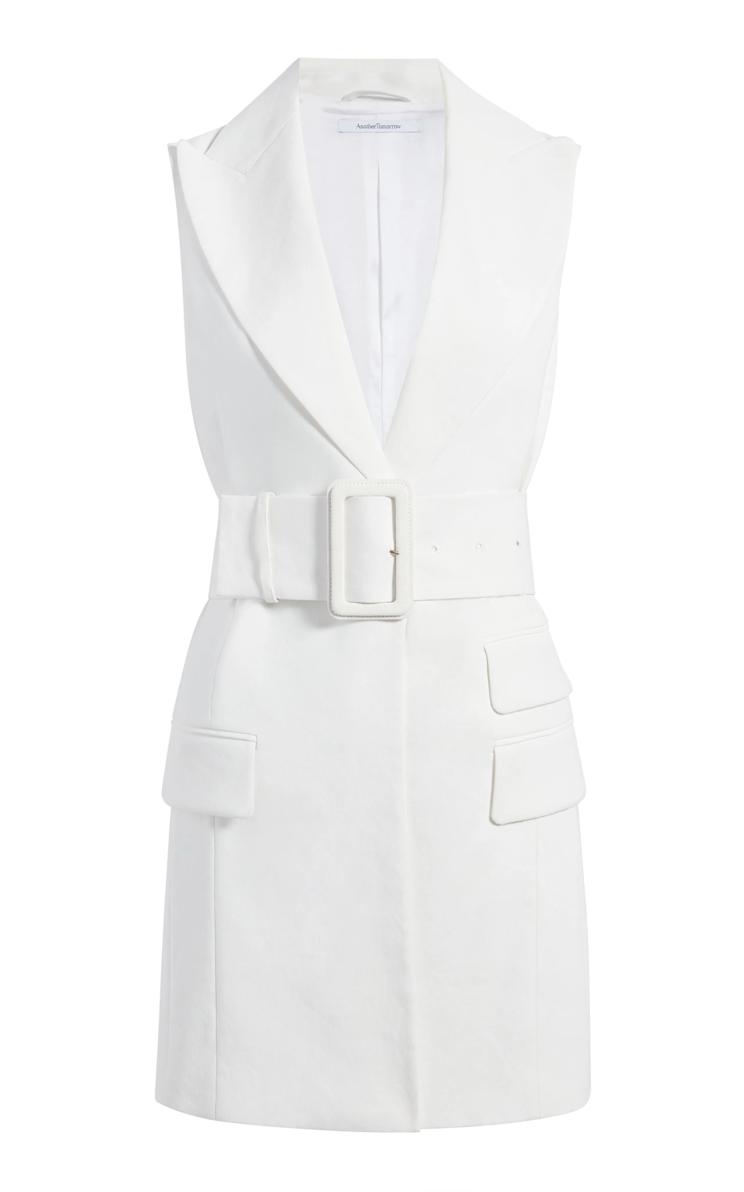 Belted Tailored Vest