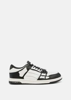 Black & White Skel Top Low Sneakers - BLACK/WHITE