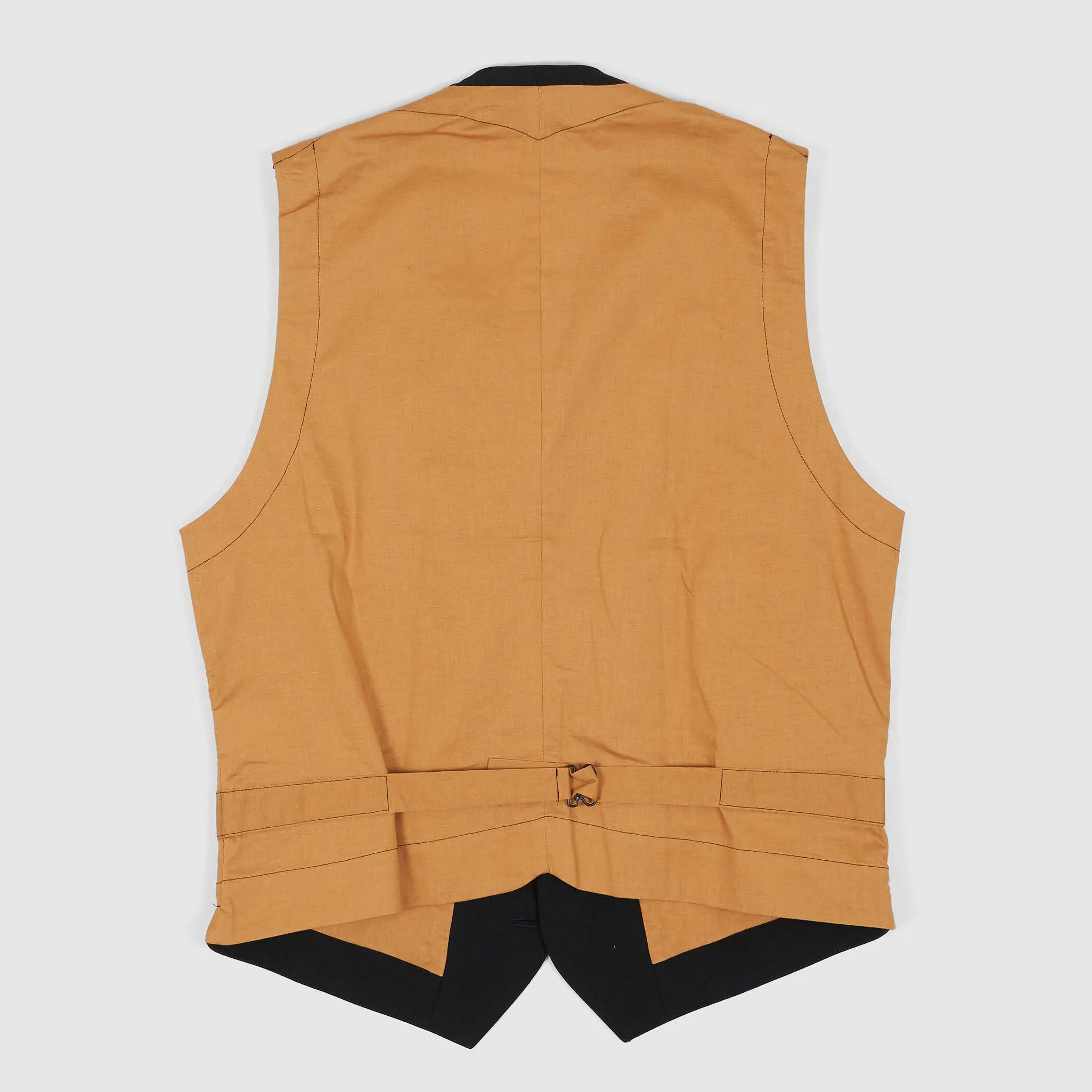 Black Sign Suit Vest