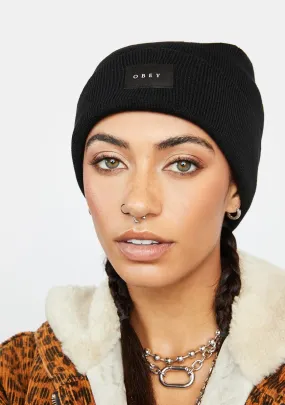 Black Virgil Beanie-