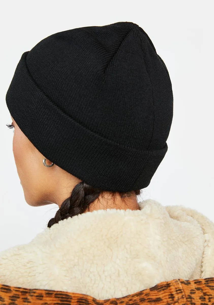 Black Virgil Beanie-