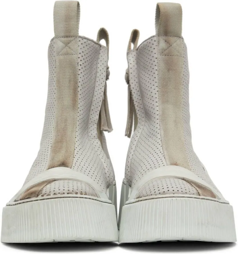 Boris Bidjan Saberi Off-White Bamba 3.1 High Top Sneakers