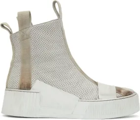 Boris Bidjan Saberi Off-White Bamba 3.1 High Top Sneakers