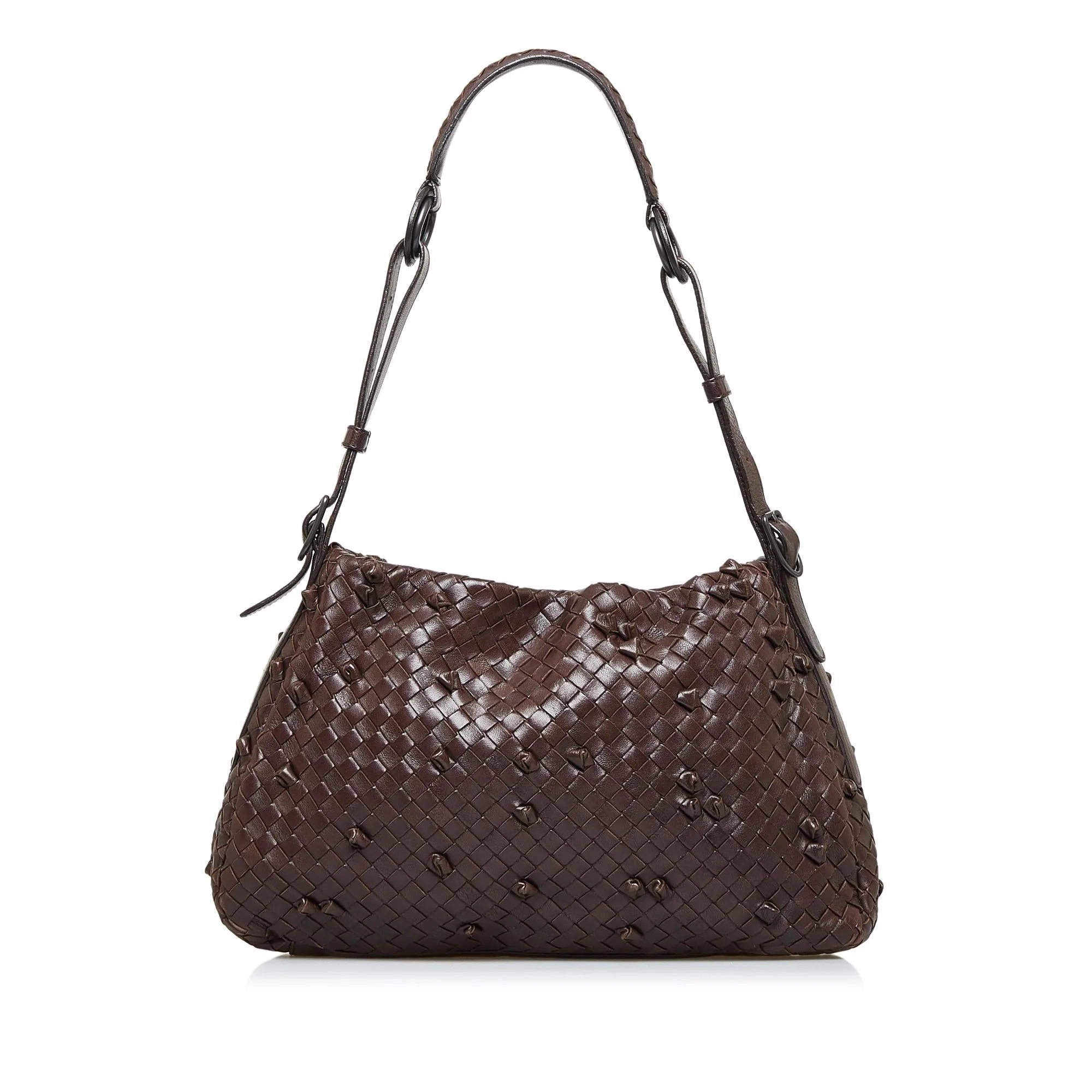 Bottega Veneta Intrecciato Nappa Naruto Knot Shoulder Bag