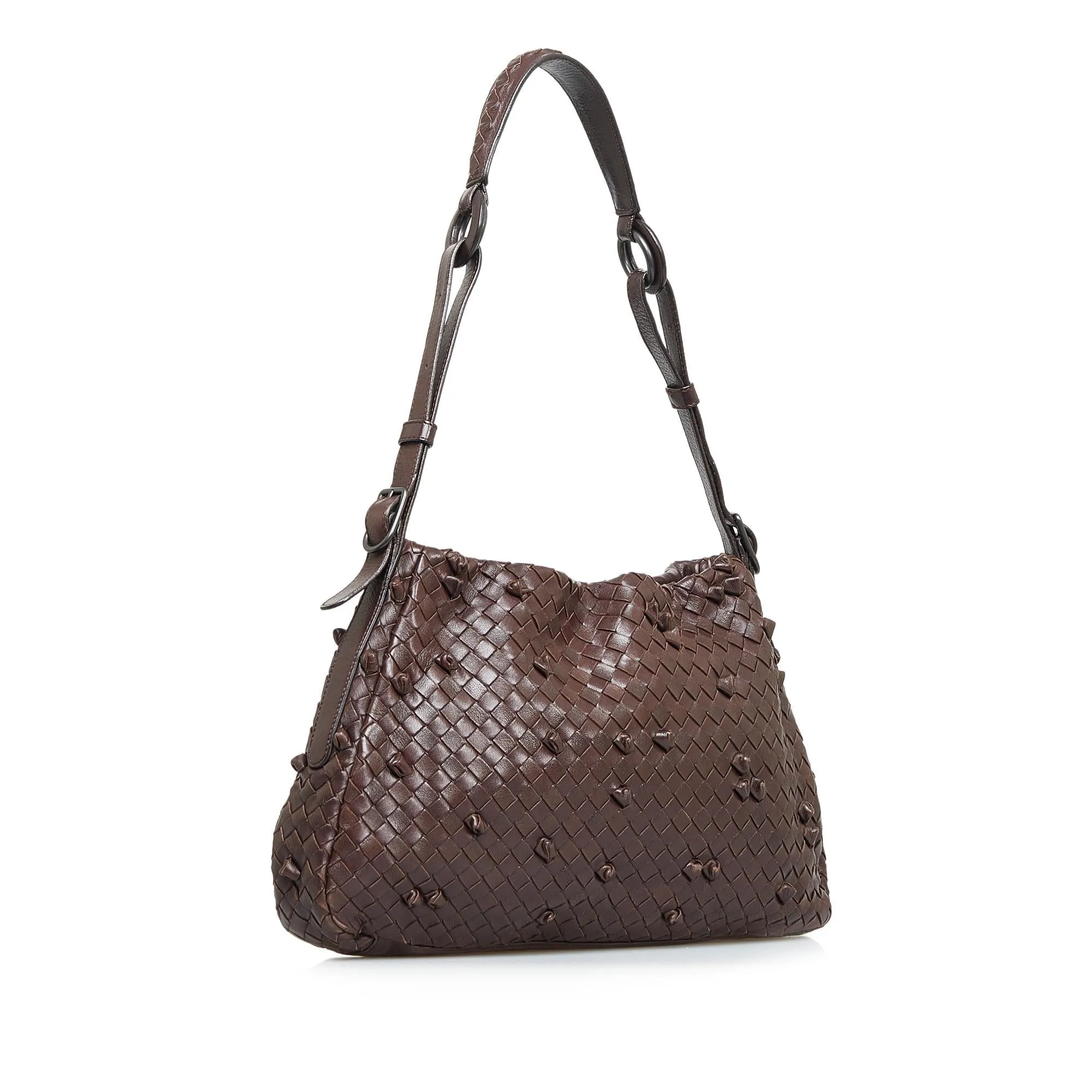 Bottega Veneta Intrecciato Nappa Naruto Knot Shoulder Bag