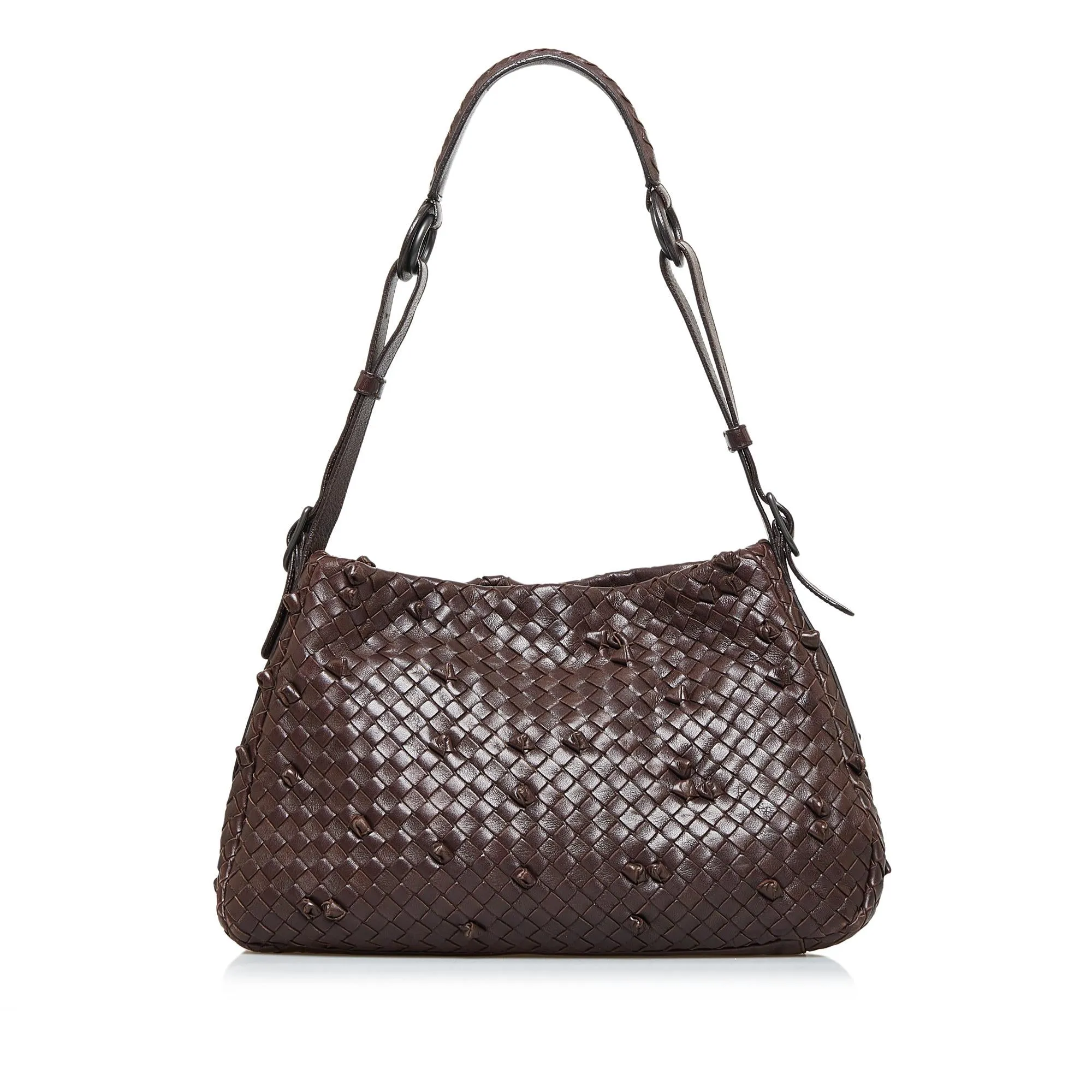 Bottega Veneta Intrecciato Nappa Naruto Knot Shoulder Bag