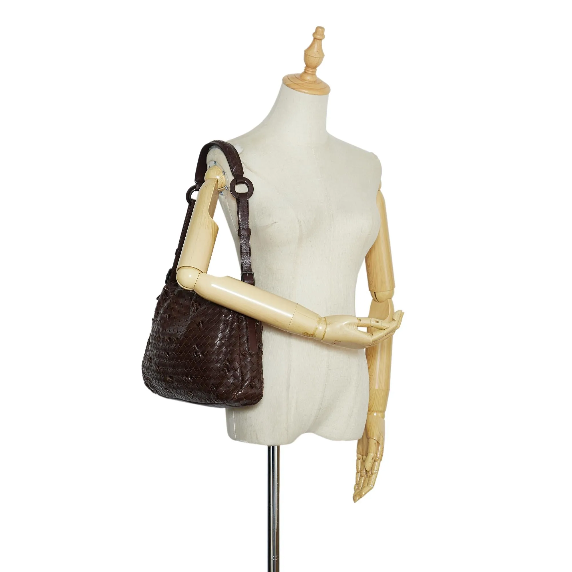 Bottega Veneta Intrecciato Nappa Naruto Knot Shoulder Bag