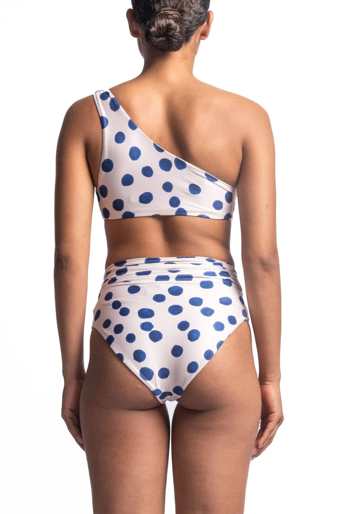 Bottom De Bikini Leo Blue Dots