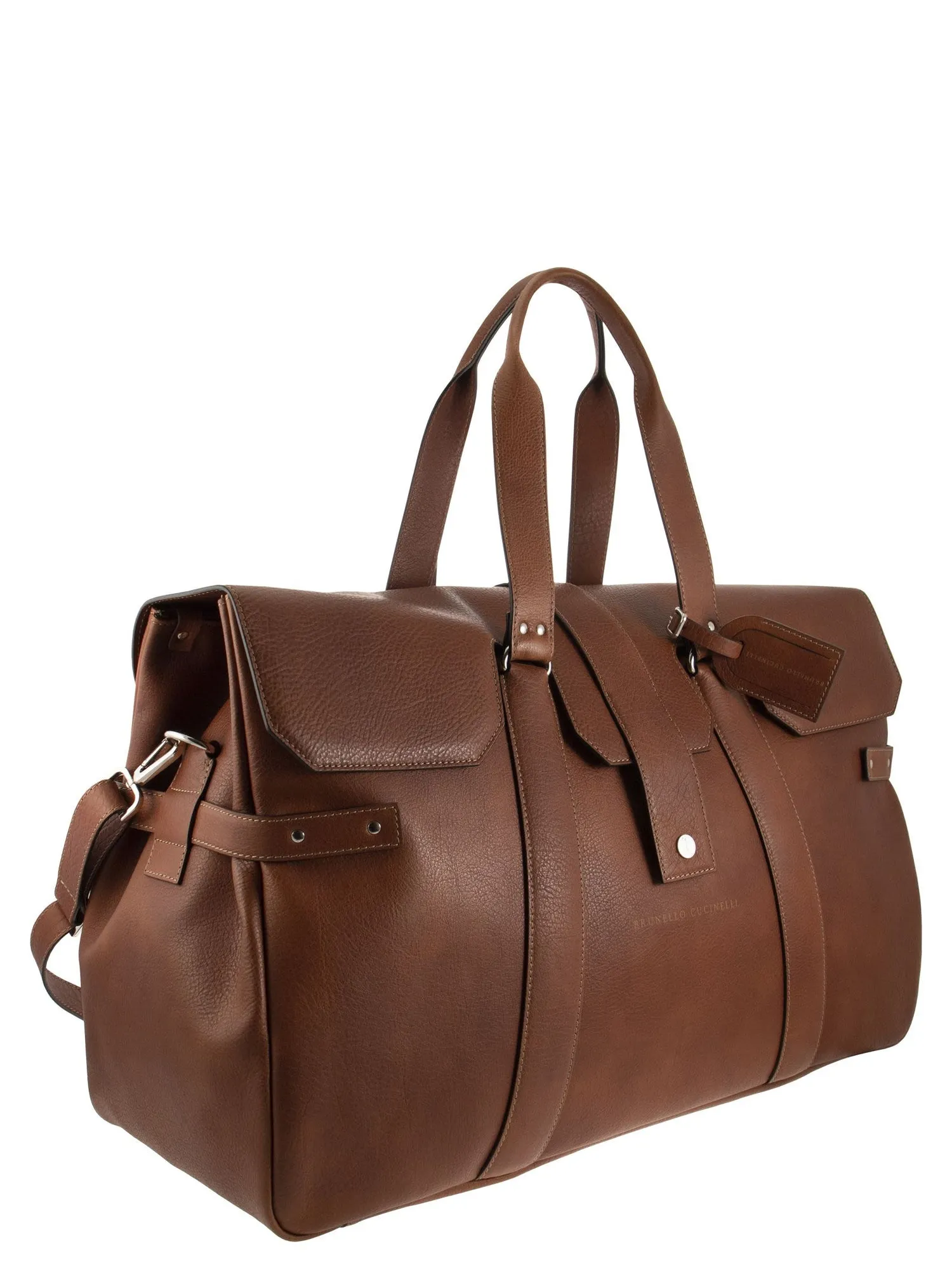 Brunello Cucinelli    Brunello Cucinelli Leather Weekend Bag