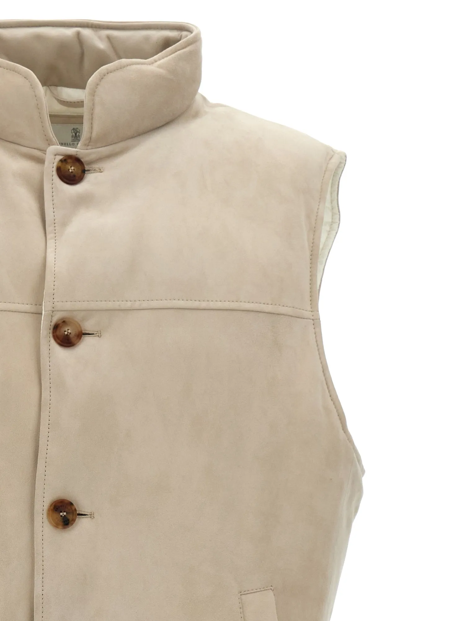 Brunello Cucinelli    Brunello Cucinelli Suede Vest