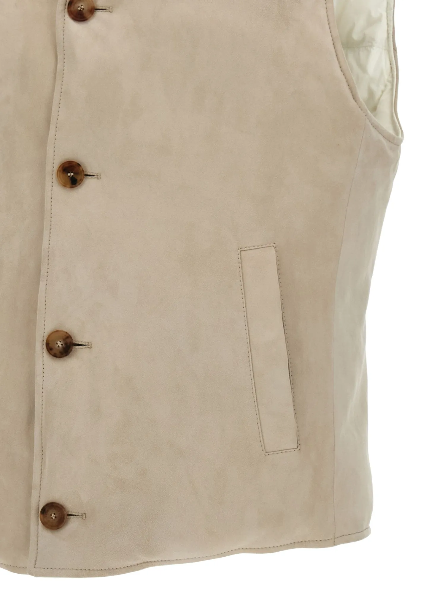 Brunello Cucinelli    Brunello Cucinelli Suede Vest