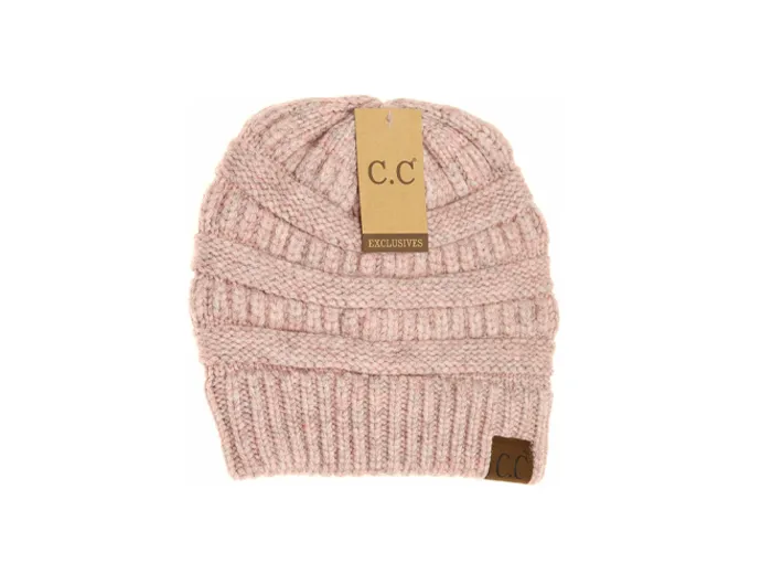 C.C Women's Mixed Soft Yarn Beanie