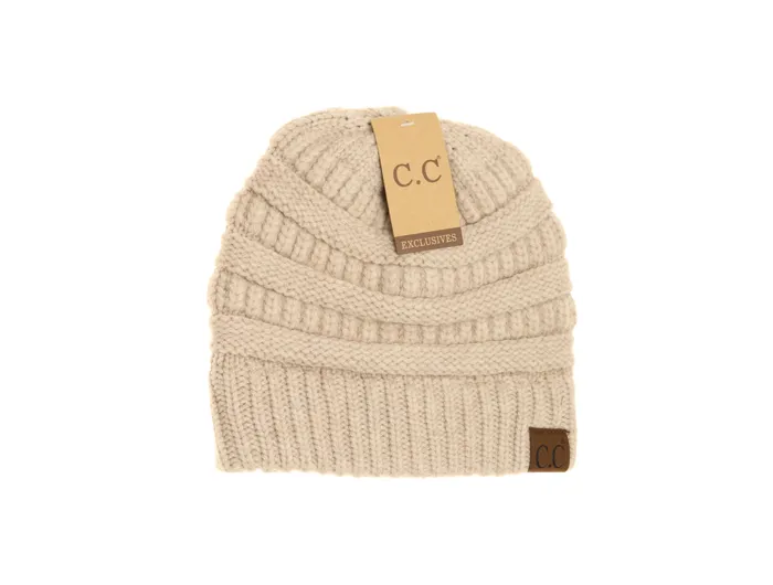 C.C Women's Mixed Soft Yarn Beanie