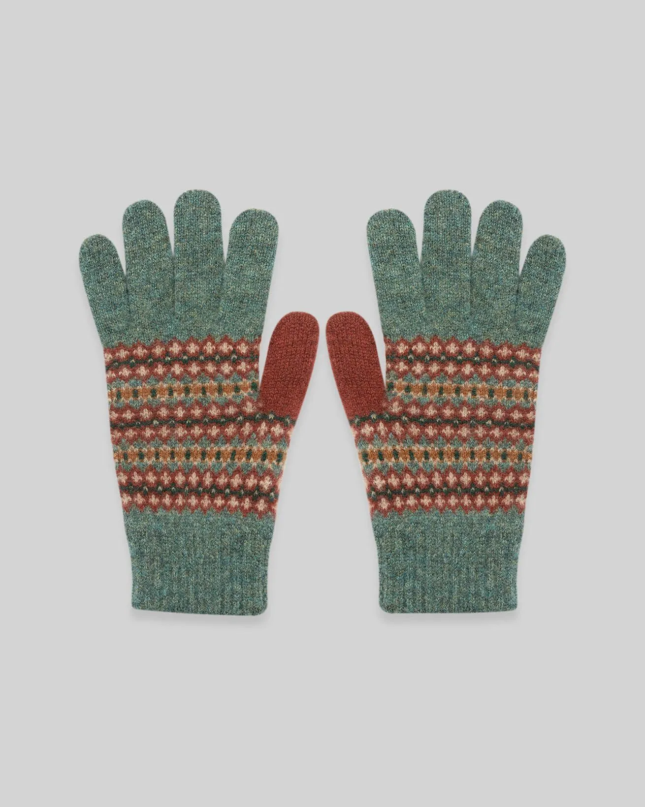 Celtic & Co. Lambswool Fair Isle Gloves