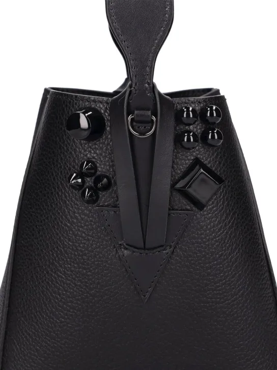 Christian Louboutin   Mini Cabachic leather bucket bag 