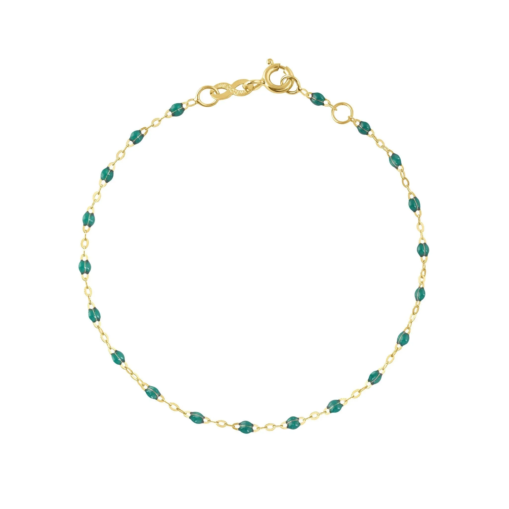 Classic Gigi Emerald bracelet, Yellow Gold, 5.9