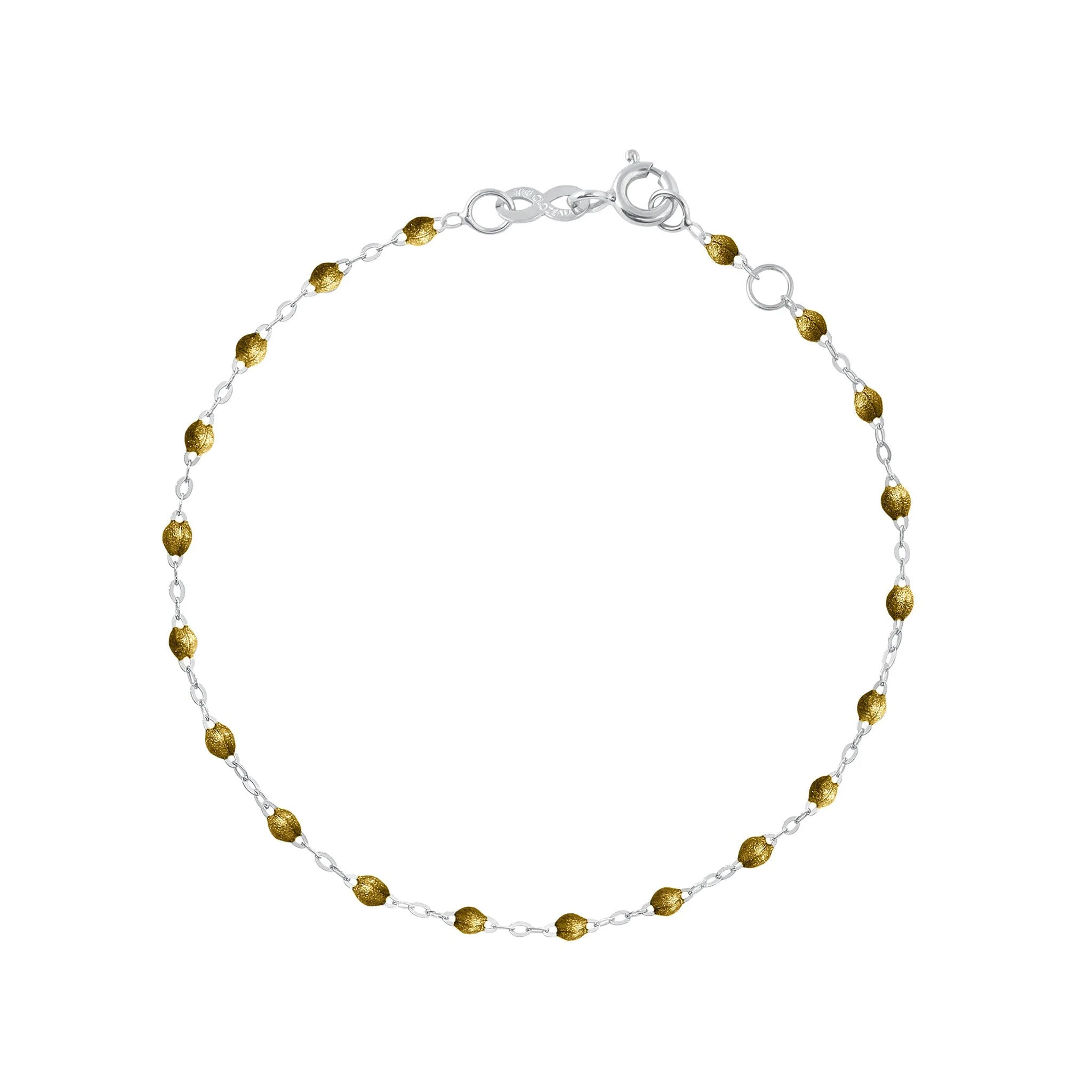 Classic Gigi Gold bracelet, White Gold, 7.5