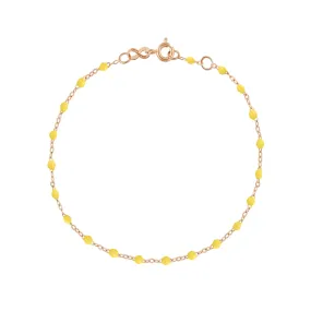 Classic Gigi Lemon bracelet, Rose Gold, 7.5