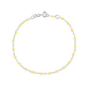 Classic Gigi Lemon bracelet, White Gold, 6.7