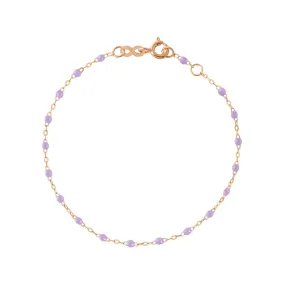 Classic Gigi Lilac bracelet, Rose Gold, 5.9