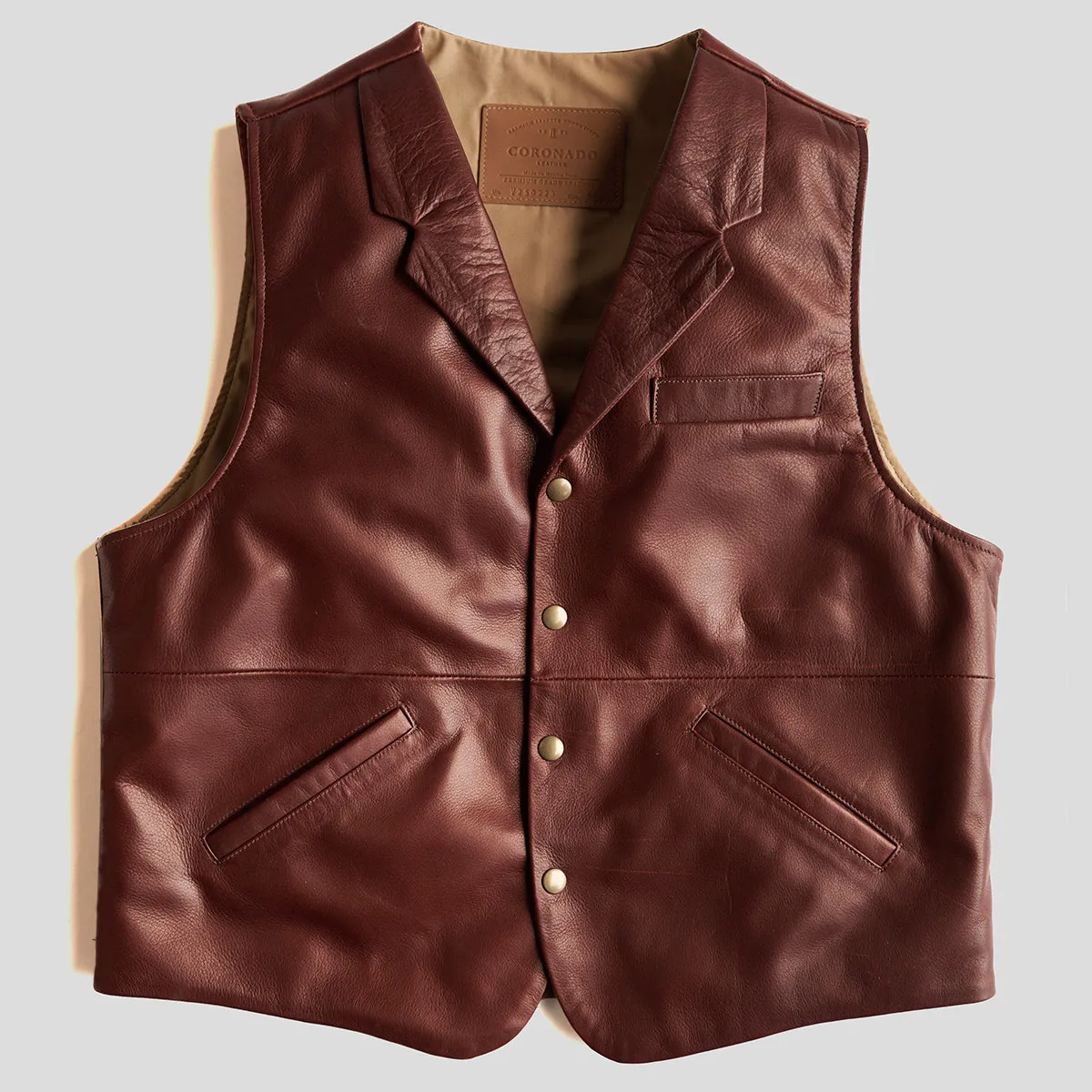 Classic Lapel Vest Whiskey| LE x25