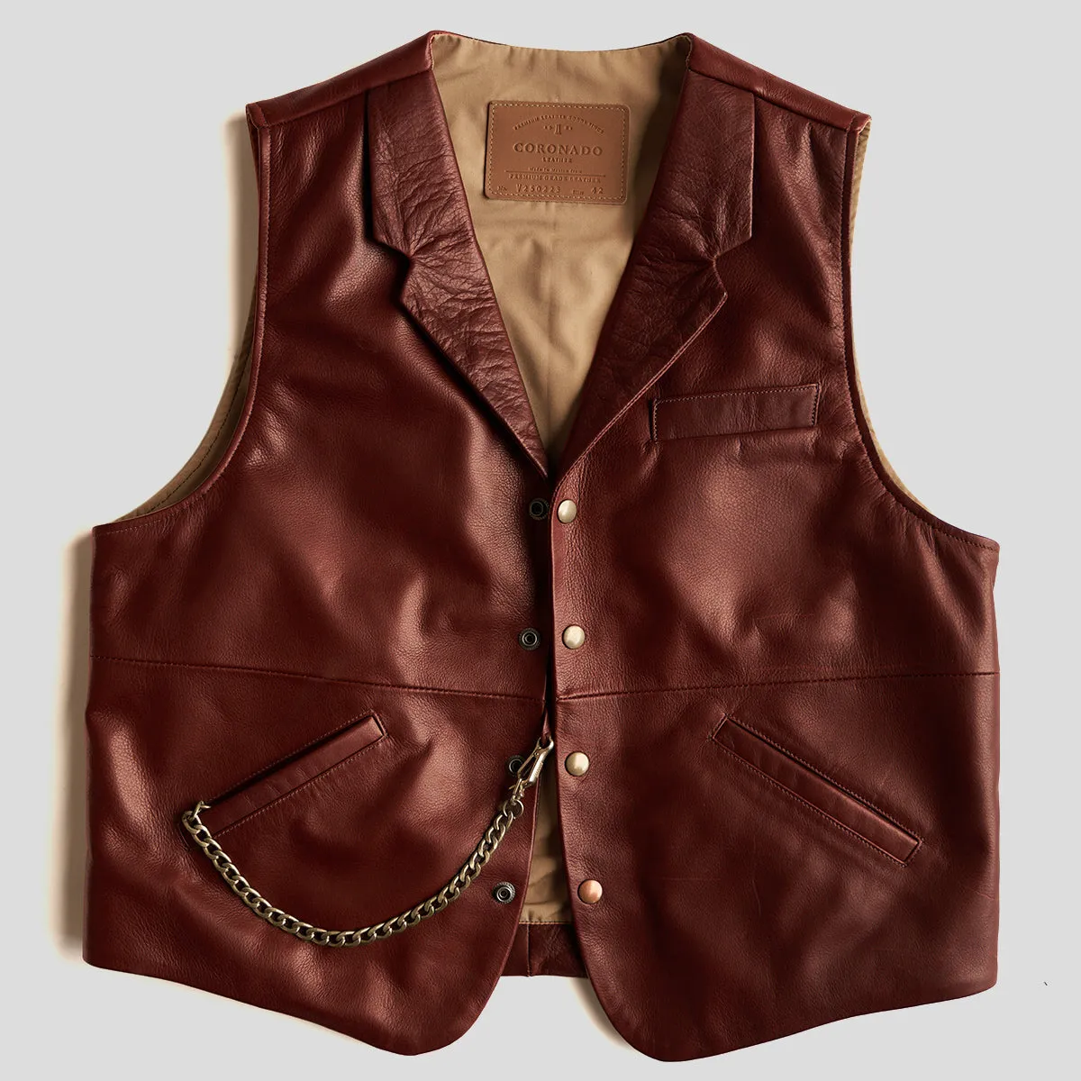 Classic Lapel Vest Whiskey| LE x25