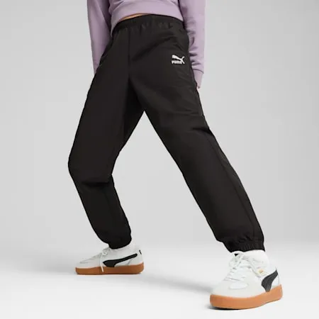 CLASSICS Relaxed Pants - Girls 8-16 years | PUMA Black | PUMA Winter Layers | PUMA 