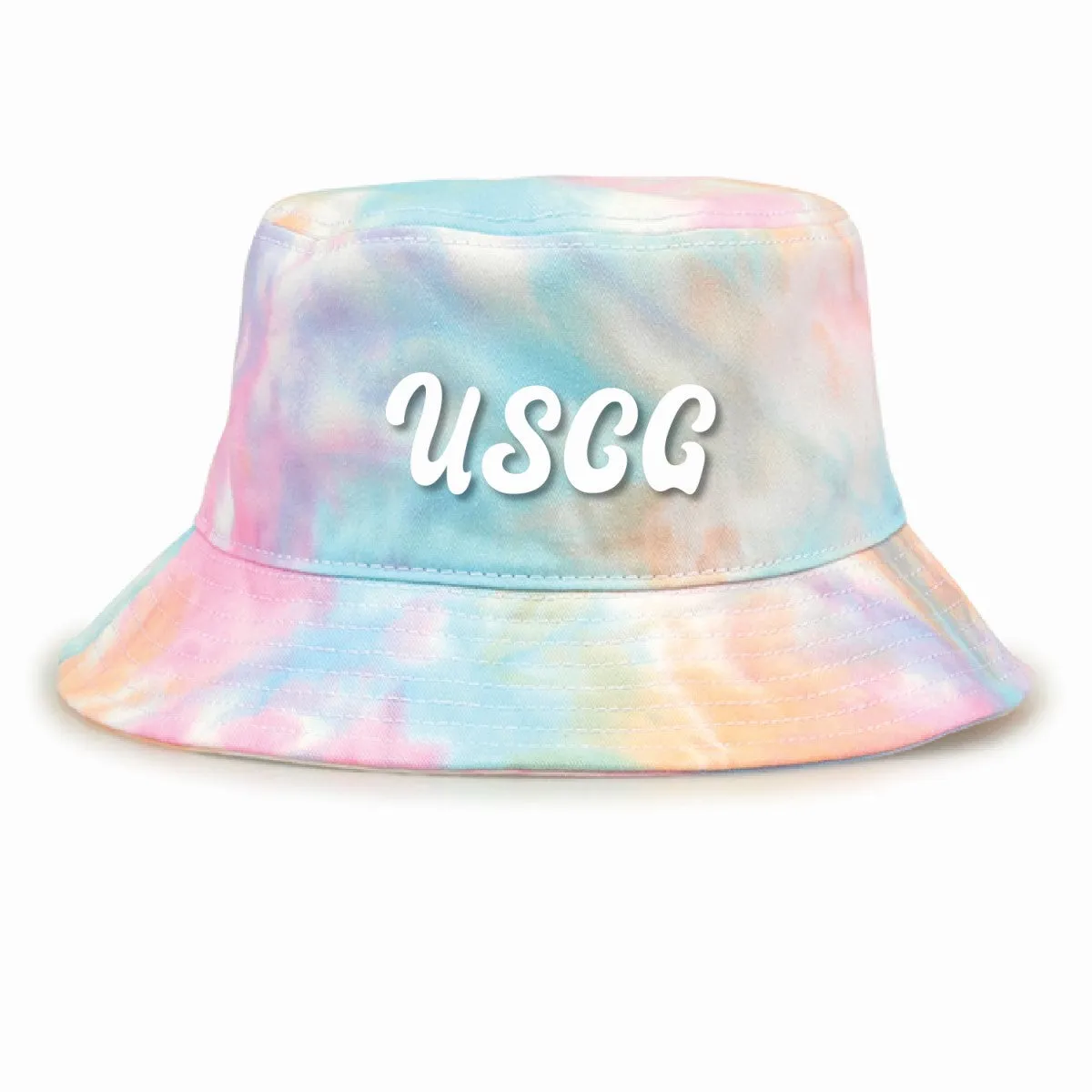 Coast Guard Sorbet Tie-Dye Bucket Hat