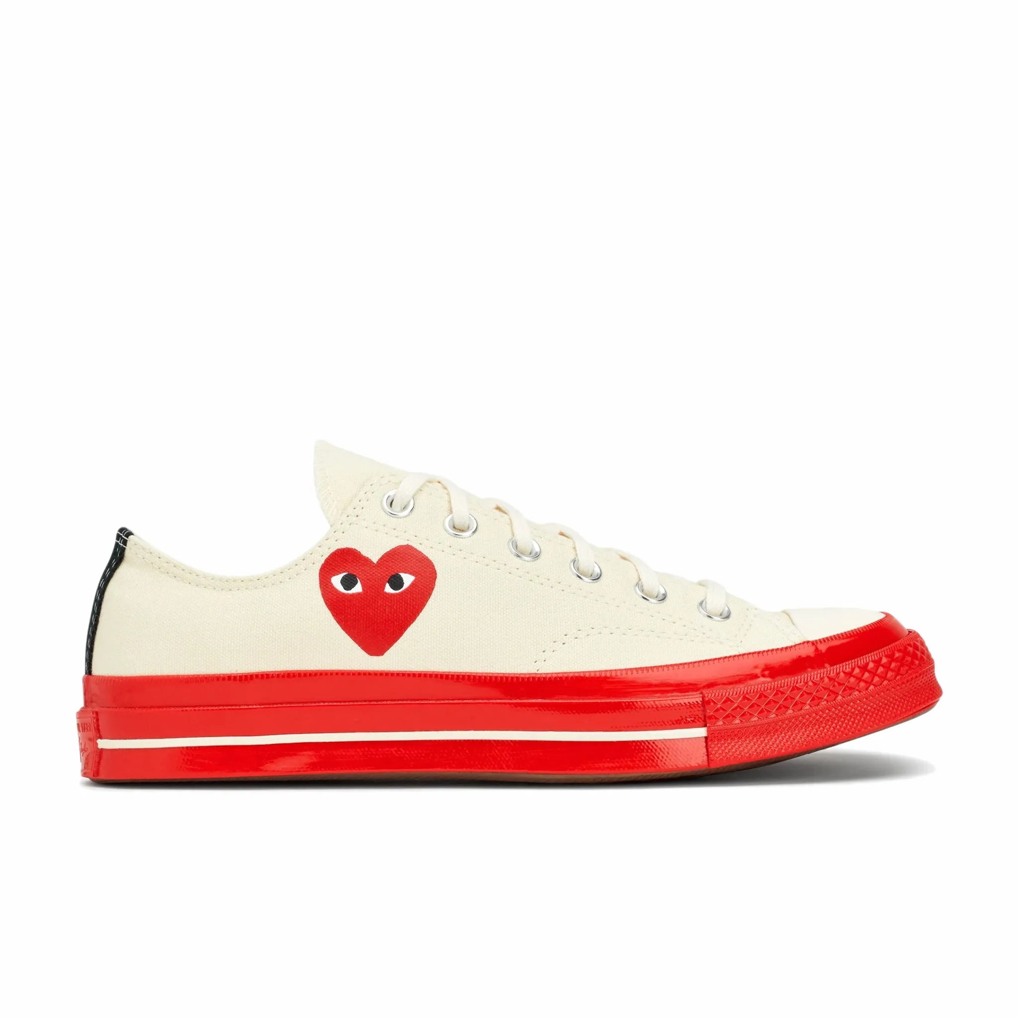 Comme des Garons PLAY Converse Chuck '70 Red Sole Ox (Off White) P1K123