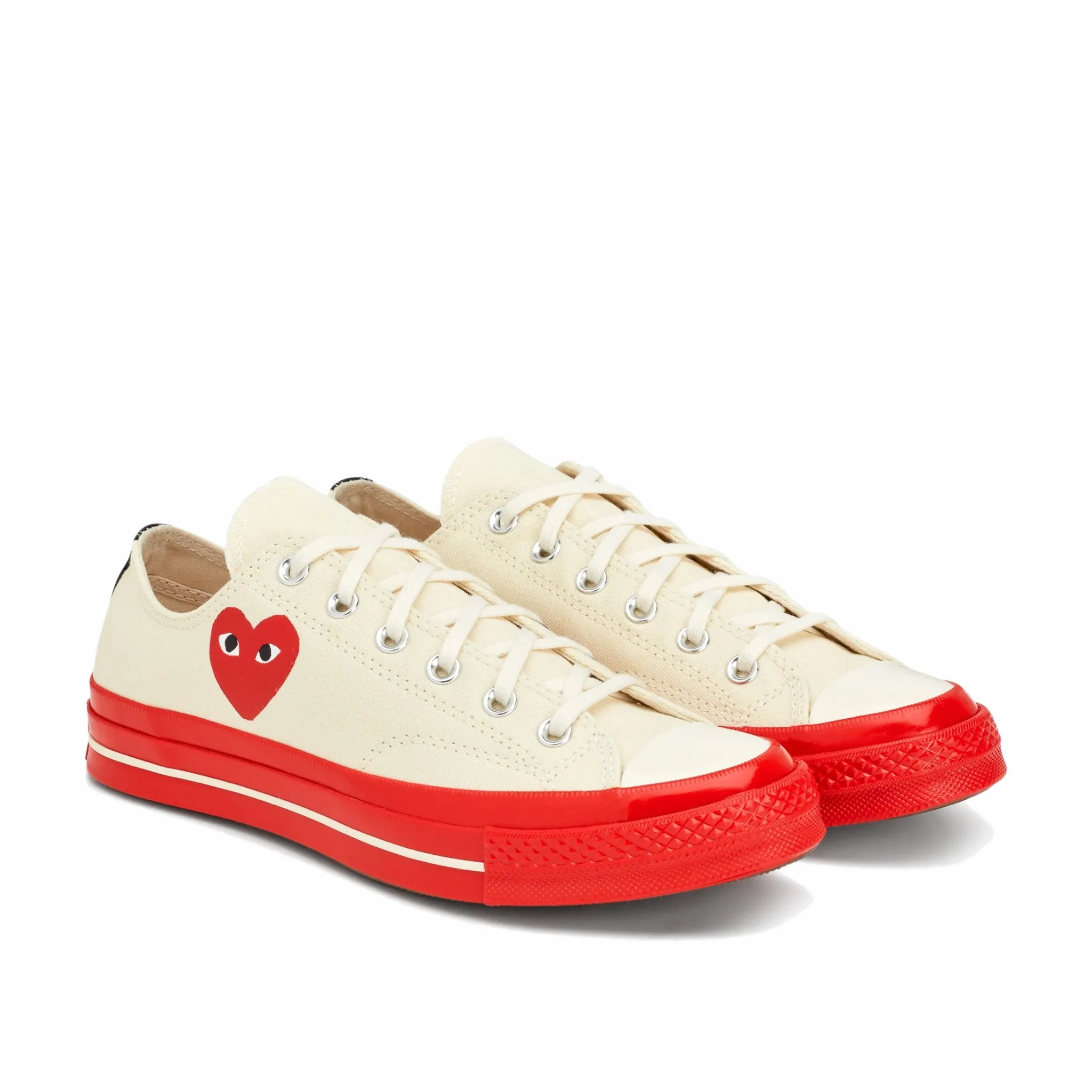 Comme des Garons PLAY Converse Chuck '70 Red Sole Ox (Off White) P1K123