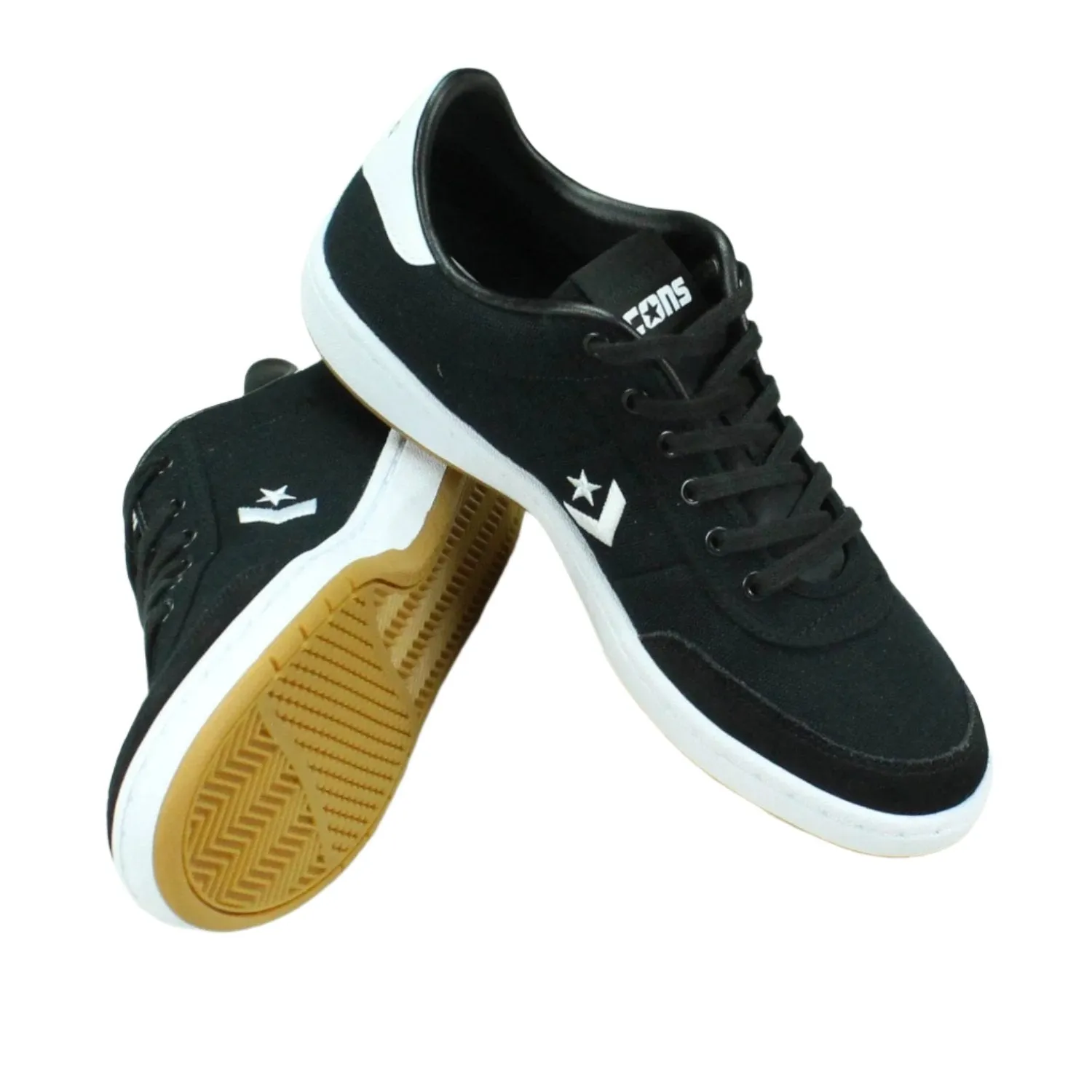 Converse Barcelona Pro OX Trainer - Black / White / White exclusive at