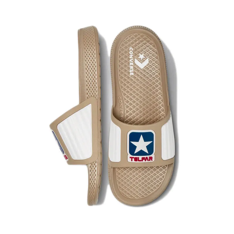 CONVERSE x TELFAR All Star Slide - Nomad / White