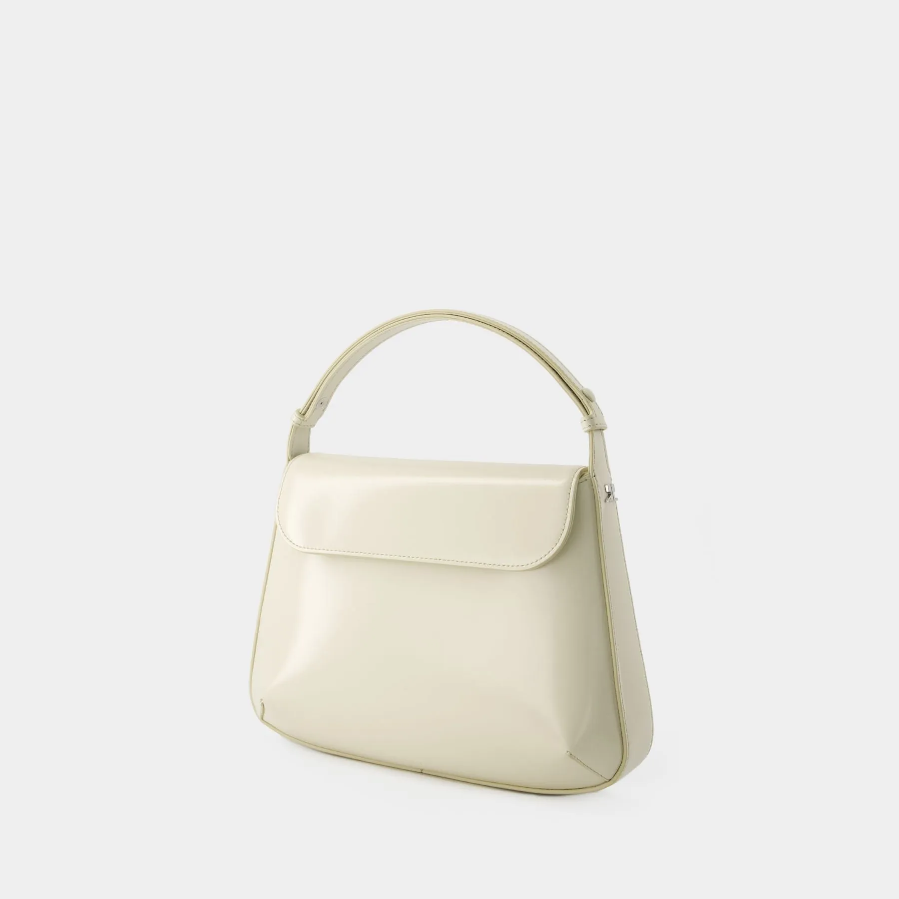 Courreges  Sleek Medium Bag - Courreges - Leather - Beige