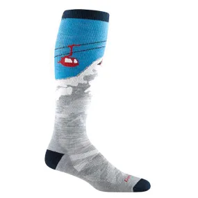 Darn Tough Vermont Men's Heady Yeti Over-the-Calf Midweight Ski & Snowboard Sock