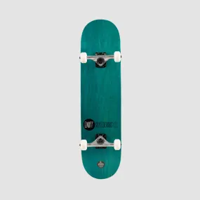 Enuff Logo Stain Skateboard Teal - 8"