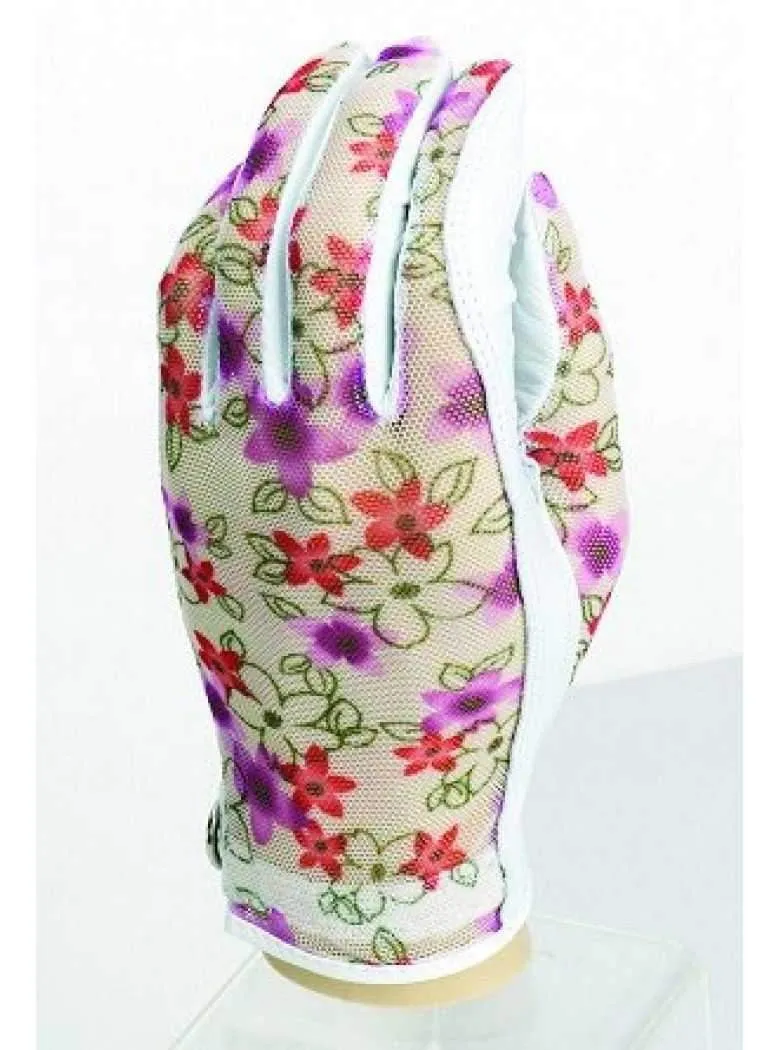 Evertan Designer Printed Golf Gloves(Pinks and Floral) -3 Pretty Prints