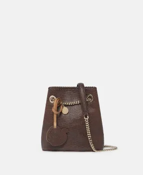 Falabella Scale-Embossed Bucket Bag